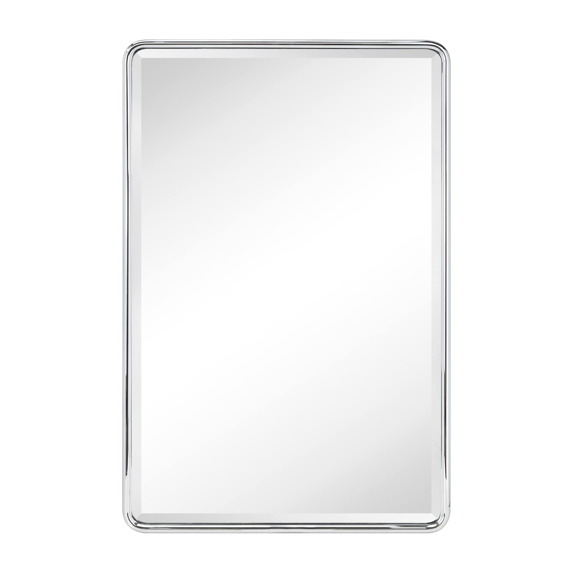 Better Homes & Gardens Satin Nickel Aluminum Frame Wall Mount Mirror Medicine  Cabinet 