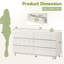 Commode double 6 tiroirs 60 po-1623531228
