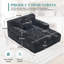 48.44" Upholstered Comfy Chaise Lounge Deep Seat Sleeper Sofa Bed for Living Room-1291835811