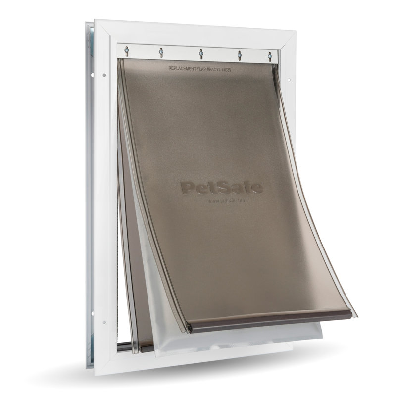 PetSafe® Extreme Weather Aluminum Pet Door, Large, 12.56" H x 19.87" W x 3.75" D
