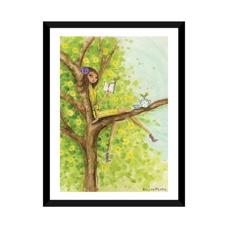 Printemps à Summerside # 3, art, H 32 po x l 24 po x P 1 po, Papier avec cadre noir