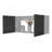 Oklahoma Wall Cabinet, Two Doors-1328272178