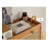 Wicker-Style Flip-Top Ultra-Slim Solid Wood Shoe Cabinet