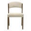 Chaise de salle à manger rembourrée Ingar