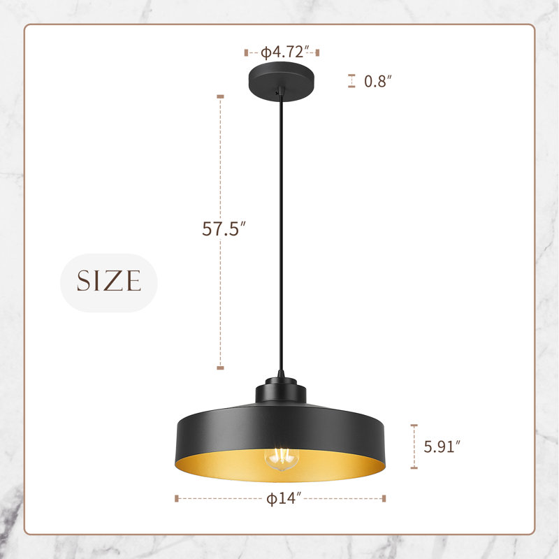 Luminaire suspendu 1 lumière Kameko