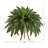 Boston Fern Artificial Plant in White Planter with Legs