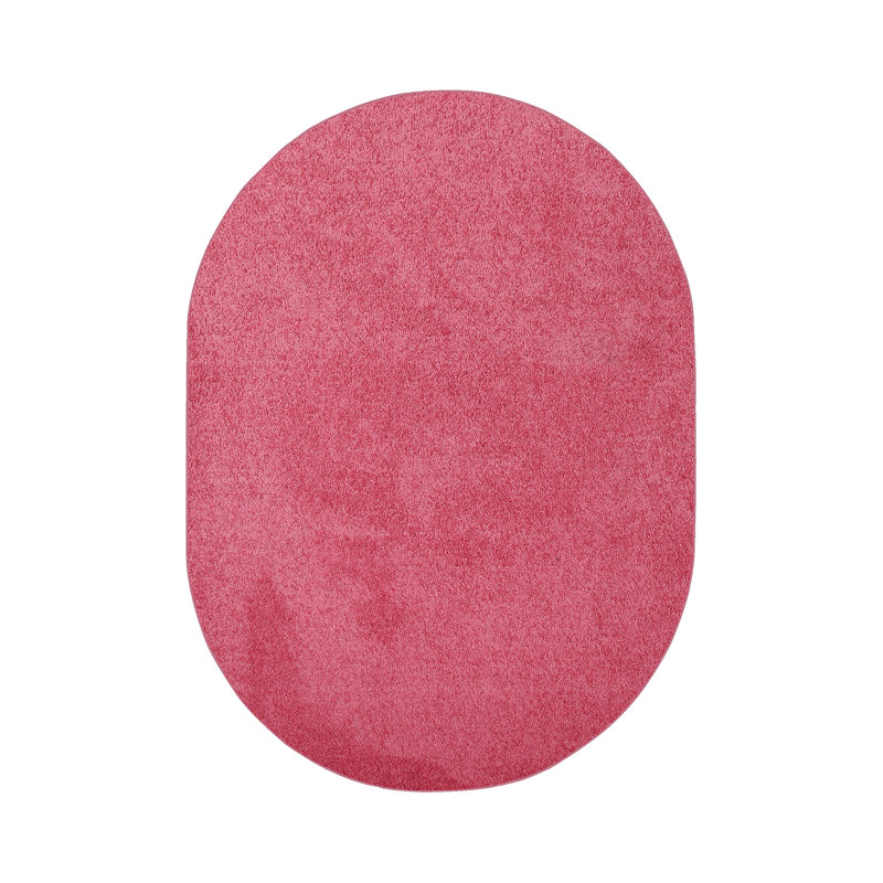 Furnish My Place Modern Plush Pet and Kids Friendly Solid Color Pink Area Rugs, Stain & Fade Resistance, Perfect for Living Room, Dining Room, Bedroom, Playroom and Kidsroom, Event, Wedding Rug