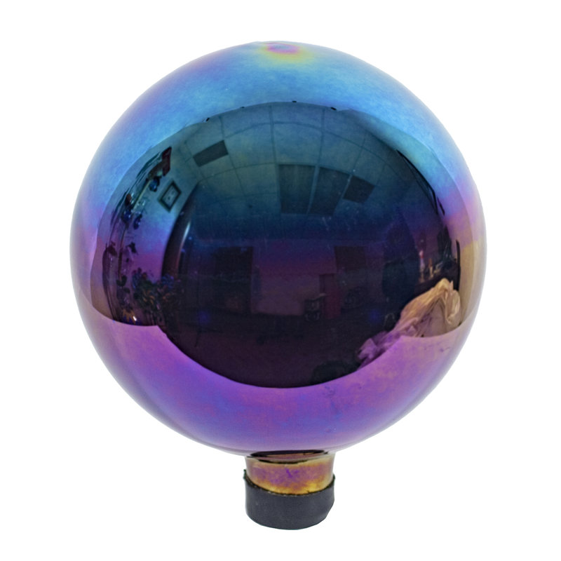 Arco Iris 10-Inch Hand-Blown Glass Gazing Globe