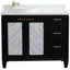 Ensemble de meuble-lavabo simple 43 po avec miroir Schreck-543043173