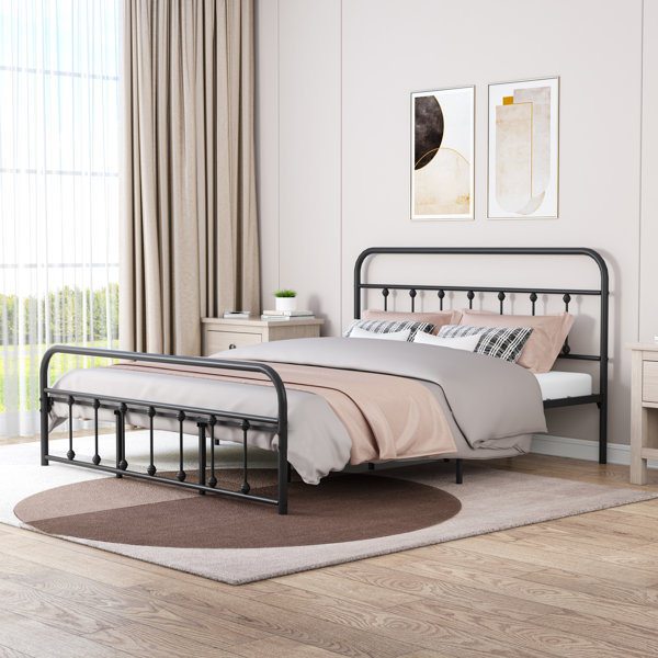 August Grove® Cliffrose Metal Bed & Reviews | Wayfair