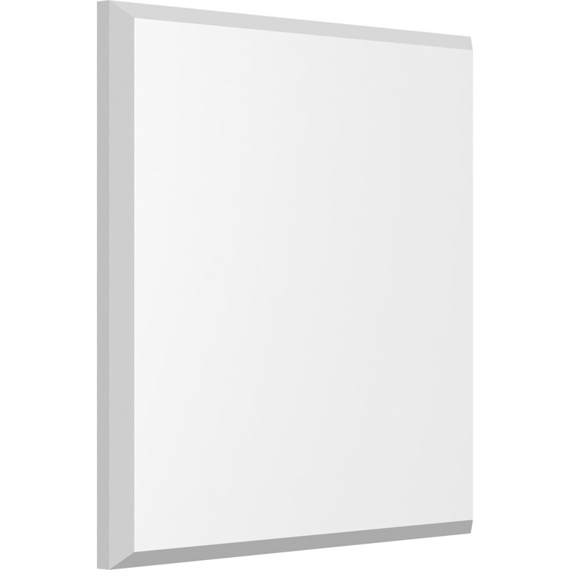 Rosette standard Sedgwick avec bord biseauté, H 8 po x l 8 po x p 0,5 po
