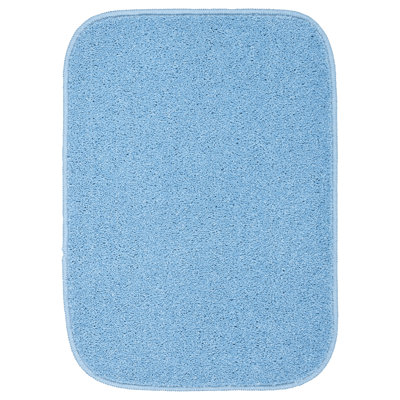 Monarrez Nylon Bath Rug with Non-Slip Backing