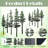 Metal Pine Tree Wall Art - Green - Rustic Nature-Inspired Metal Decor For Home, Cabin, Or Office