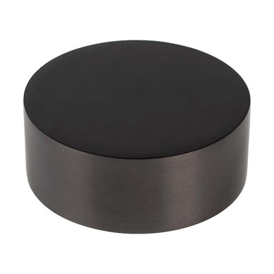 2" Dia. Oil Rubbed Bronze Outer End Cap For 2" O.D. Rail Tubing - 1 Pack