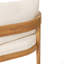 BROOKLYN SOFA  SET-TEAK+BEIGE, Patio Furniture Set(Patio Sofa)