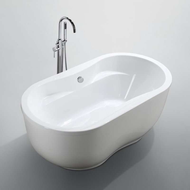 Toulouse 65'' x 34'' Soaking Acrylic Bathtub