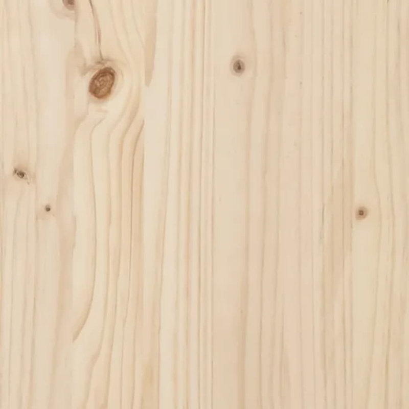 Leyte Solid Wood Bed, natural, Single (3')