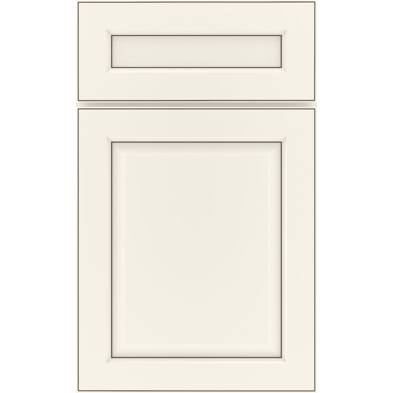 Dwelling Value Greystone Door Sample, Maple, Chalk/Stone Glaze
