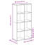 Sazya 69.5cm W Bookcase-1359547474-1359547481