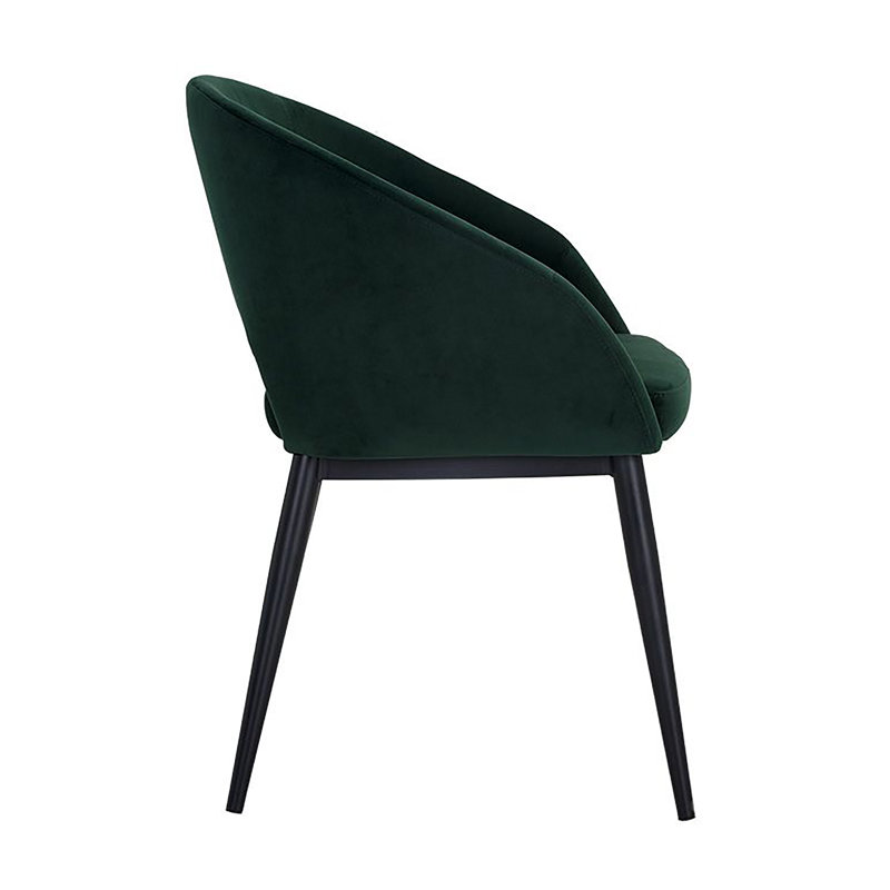 Upholstered Dining Chair, Deep Green Sky