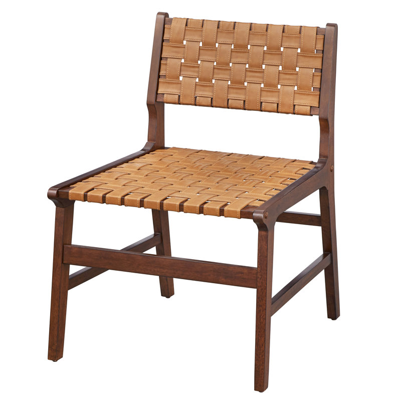 Faux Leather Side Chair