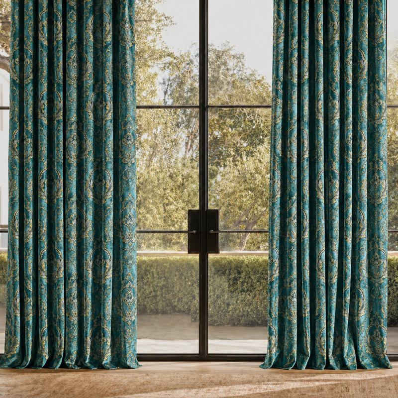 Damask Velvet | Beatrice Fabric, Gold