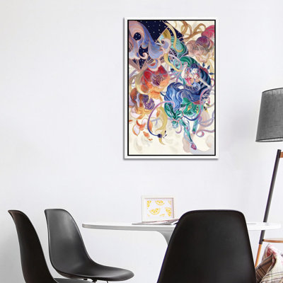 The Whole World Pours Down by Sija Hong - Painting on Canvas