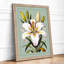 White Lily Study Botanical - Print-801174866-801174878