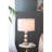 D15x26.5" Table Lamp (Lamp Shade Assembly Required)