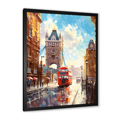 " Vintage London Uk Scenery I "