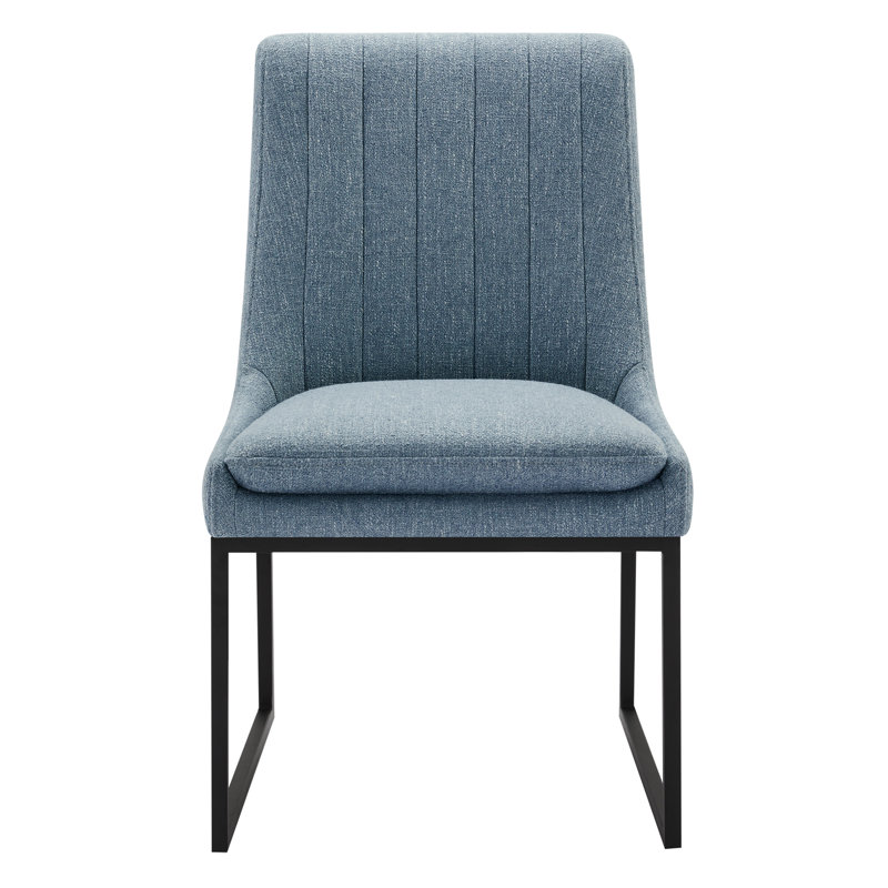 Chaise Welburn, Tweed bleu Capri Nathan