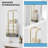Bathroom Towel Storage Rack For Bathroom 2 Hooks Towel Racks Wall Mounted Towel Rack For Rolled Towels-108043837