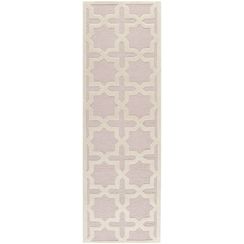 Igna Hand Tufted Wool Geometric Rug, Runner 2'6" x 10'