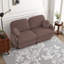 Canapé en chenille Cloud de 73,2 po avec coussins ronds Rumley-133415610