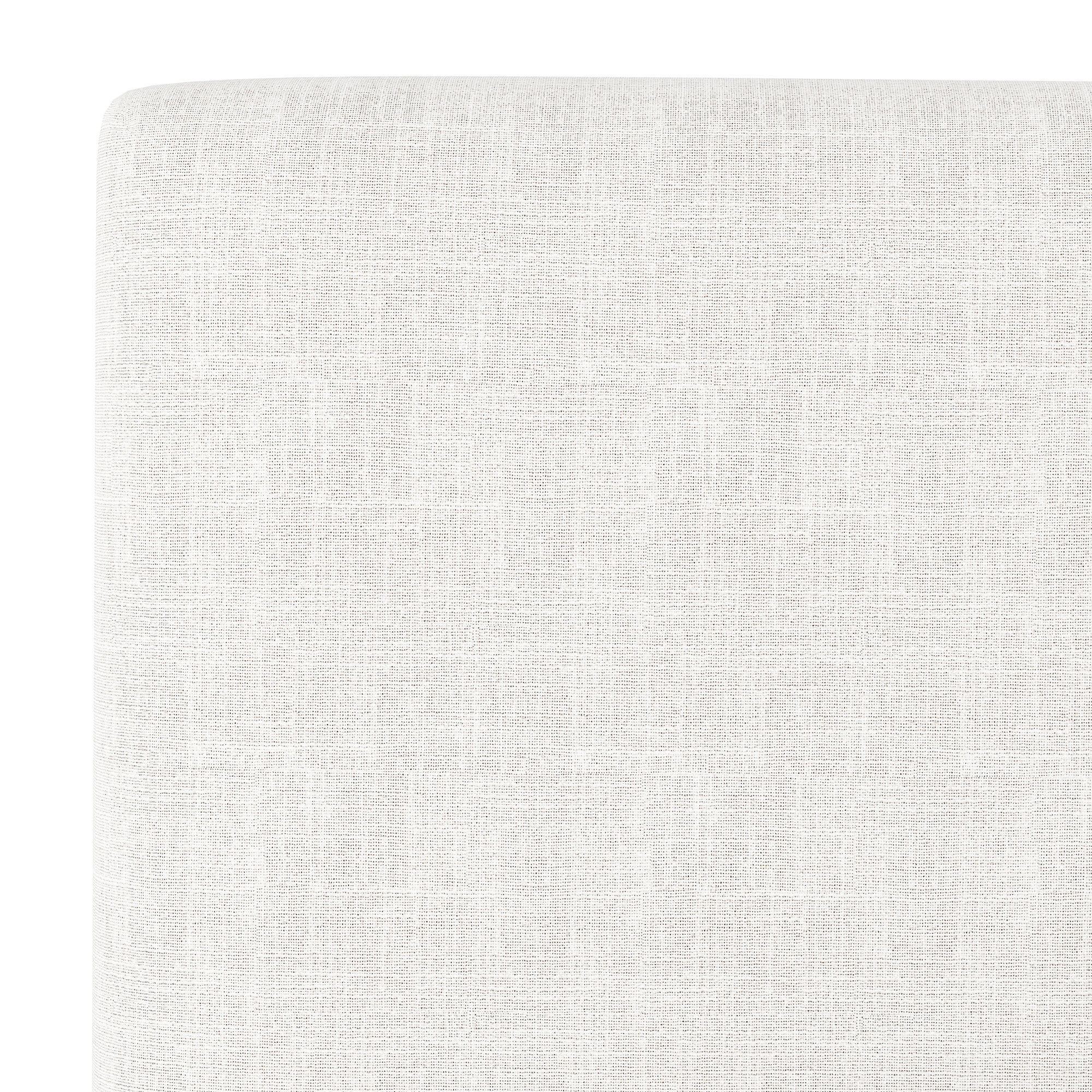 Eisley Upholstered Headboard, Zuma White Textured Linen, Twin