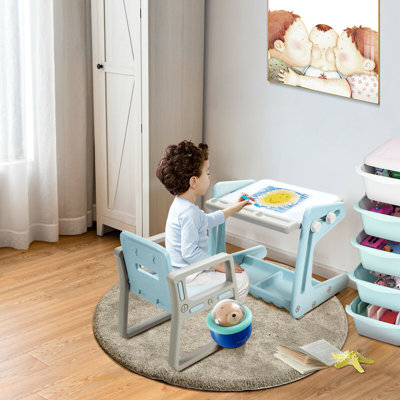 Greenbury Kids Rectangular Play Or Activity Table and Chair Set