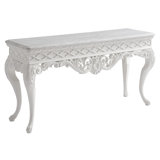 Villa Blanca 71.5'' W Marble Console Table