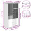 Bletchley Weather Resistant Bird Cage-1334987435-1334987434