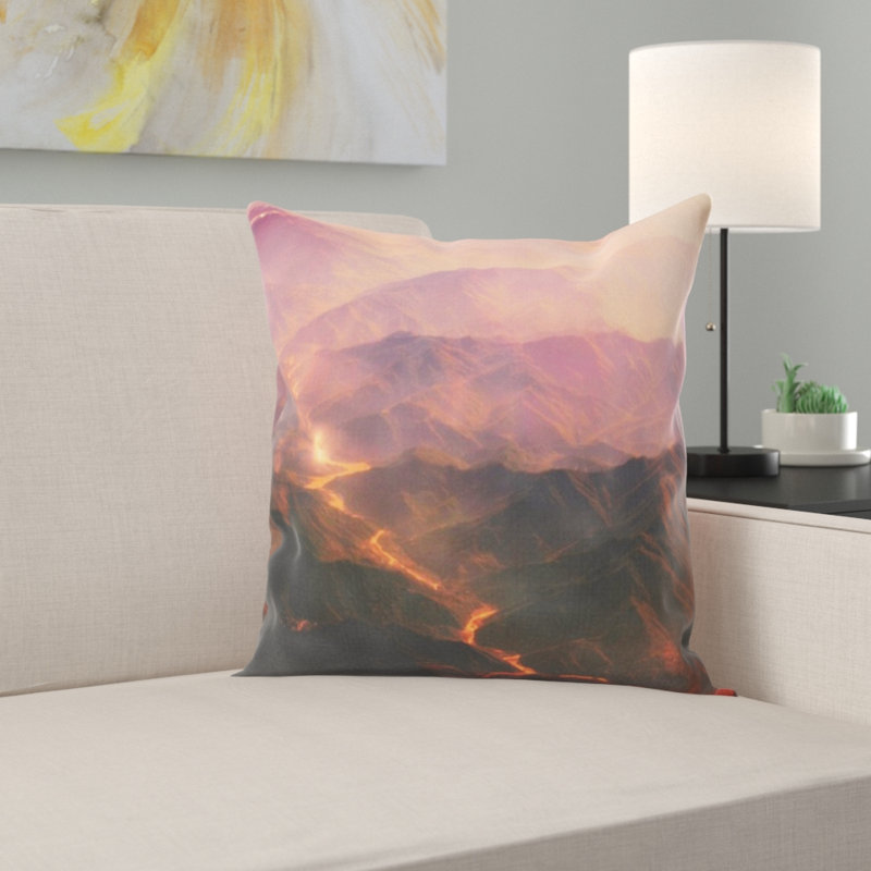 Microsuede Throw Pillow