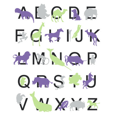Text & Numbers Non-Wall Damaging Wall Decal