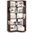 63.8"H 6-Tier L-Shaped Corner Bookshelf-769127368