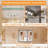 Smart LED Bathroom Medicine Cabinet with Time, Temperature Display & Adjustable Lighting