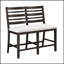 Classic 6Pc Counter Height Dining Set With Dark Espresso Finish, Extendable Table, And Upholstered Seats For Elegant And Functional Dining-1964752044