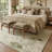 Safari Silk Animal Print Machine Washable Green / Beige Indoor Area Rug with Non-Slip Backing-1390753016