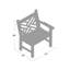 Chippendale Outdoor Dining Armchair-160688135