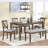 Mykail 6 - Person Four Leg Dining Set-1824216191