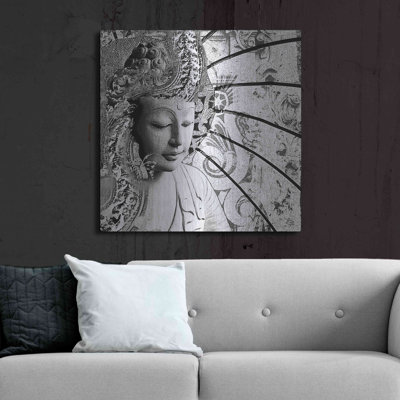 Luxe Metal Art 'Bliss of Being' by Fusion Idol Arts, Metal Wall Art