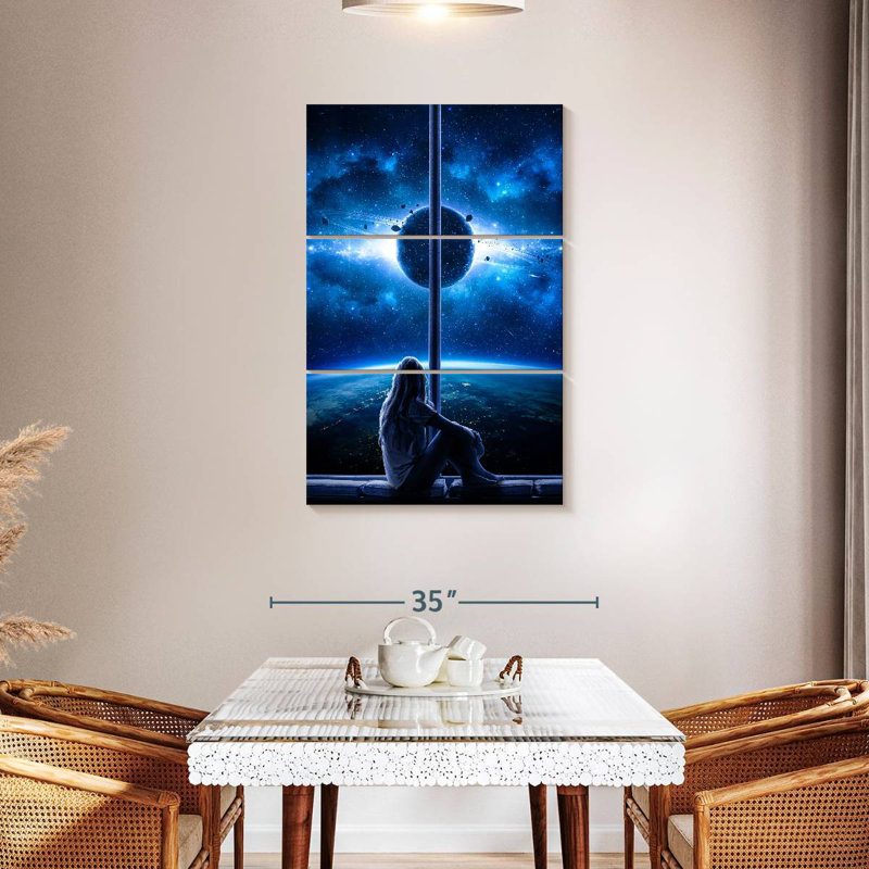 Kelan Moon Woman, 57" H x 36" W