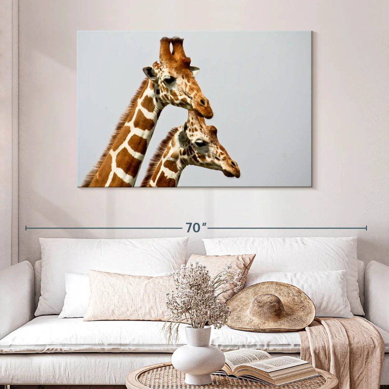 Brampt, girafes de Somali, H 32 po x l 48 po