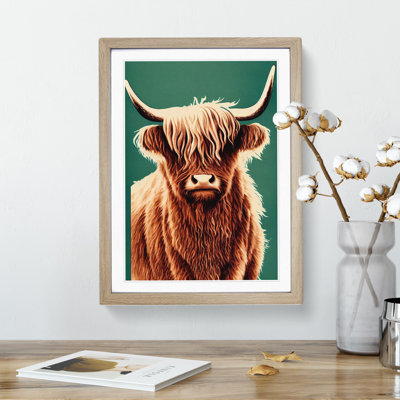 Fabulous Highland Cow - Single Picture Frame Print